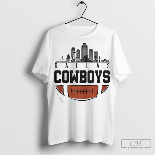 Official Dallas Cowboys American Football Team Nfl 2025 City Skyline T Shirt Sweatshirt Cutom Poster Coffee Mugs Ornaments
