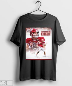 Official Davey Oâ€™Brien Indiana Hoosiers Award Semifinalist Signature Poster t-shirt