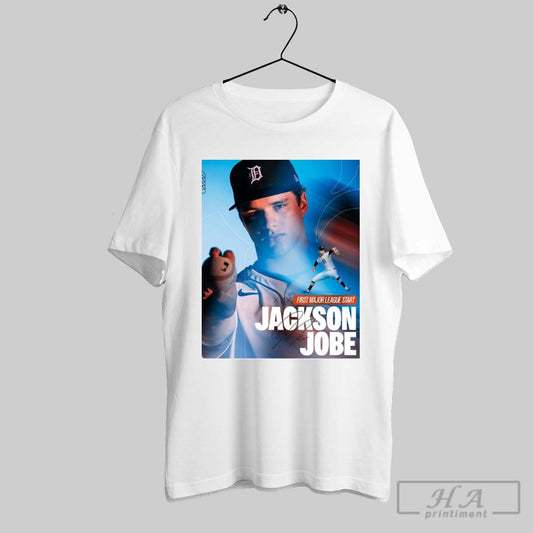 Official Detroit Tigers Baseball First Major League Start Jackson Jobe Signature Poster T Shirt