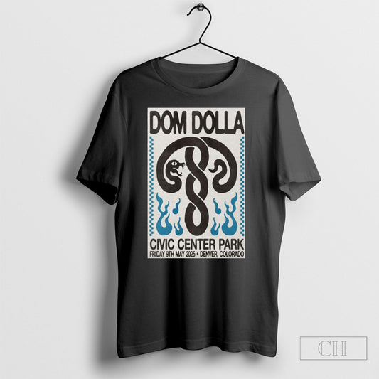 Official Dom Dolla May 9 2025 Denver Co Poster Shirts
