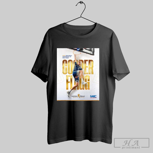 Official Duke Blue Devils Mens Basketball Cooper Flagg 2025 National Freshman Of The Year Poster T Shirt