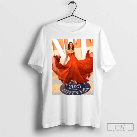 Official Eiza Gonzalez In Oscar De La Renta Fw25 At The 2025 Vanity Fair Oscars Party T Shirt Sweatshirt Cutom Poster Coffee Mugs Ornaments