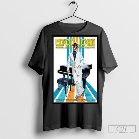 Official Elton John Farewell Yellow Brick Road Tour Syracuse New York Shirt Sweatshirt Cutom Poster Coffee Mugs Ornaments