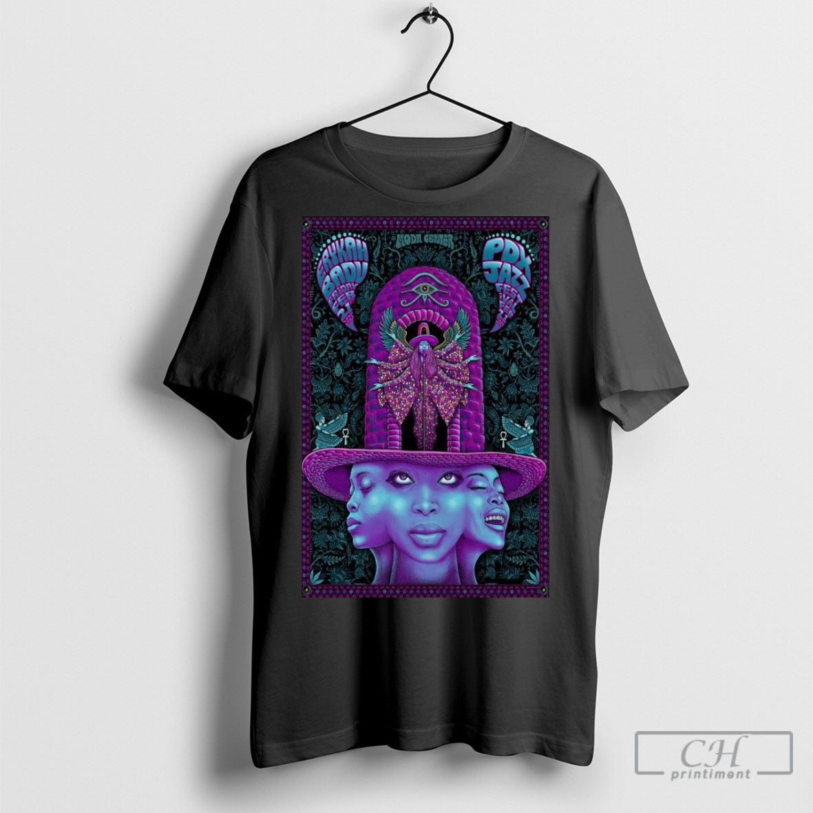 Official Erykah Badu Feb 21 2025 Moda Center Portland Or Poster Shirt Sweatshirt