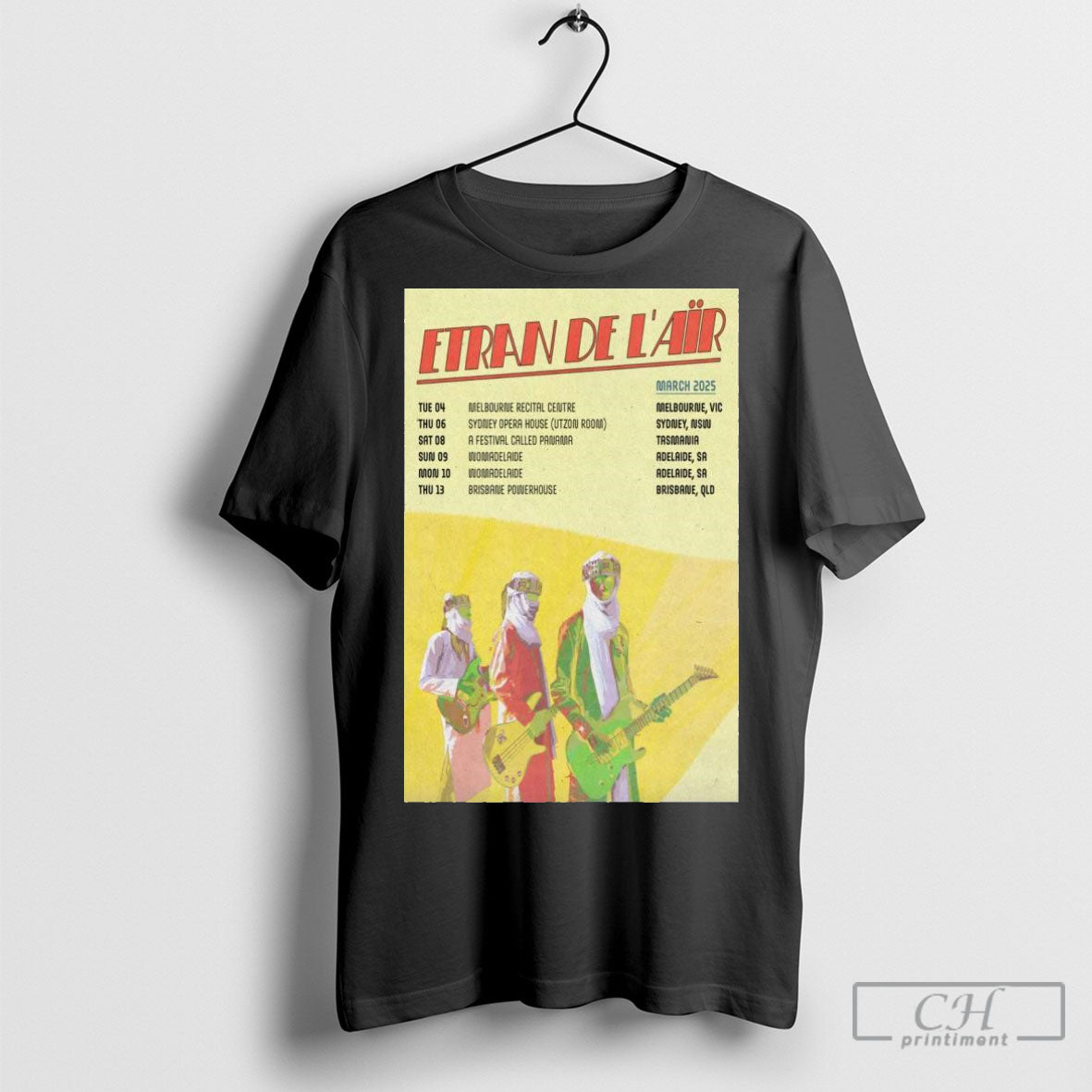 Official Etran De Lair March 2025 Shows Poster Shirt