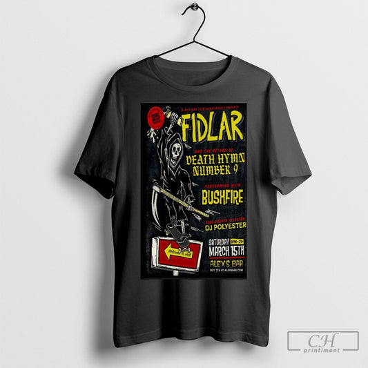 Official Fidlar March 15 2025 Long Beach Ca Poster Shirt Sweatshirt
