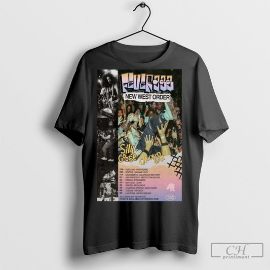 Official Fever 333 Poster West Coast Summer Tour 2025 T Shirt Sweatshirt