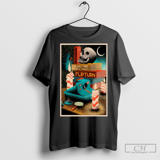 Official Flipturn The Salt Shed March 21 2025 Chicago Il Concert Poster Shirt