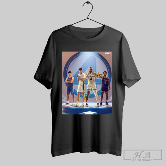 Official Florida Gators Duke Blue Devils Auburn Tigers Cougars Basketball Ncaa And Then There Were 4 Poster T Shirt