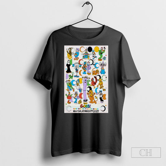 Official Goose At Luna Luna On March 11 2025 Show Poster Shirt