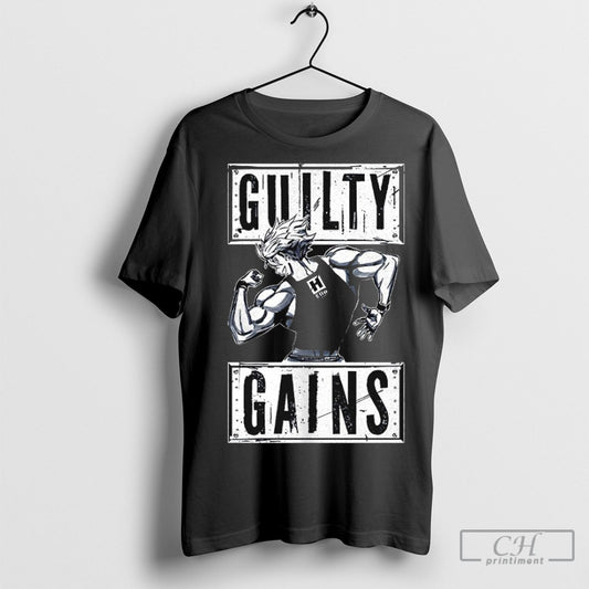 Official Guilty Gains Gym Workout Shirt Sweatshirt Poster