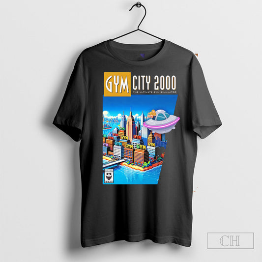Official Gym Gym City 2000 The Ultimate Gym Simulator Shirt Sweatshirt Poster