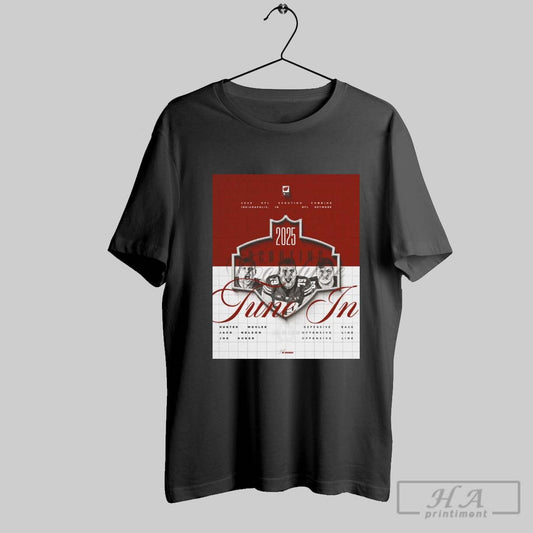 Official Hunter Wohler Jack Nelson Joe Huber Wisconsin Badgers Football 2025 Nfl Scouting Combine Feb 27 Mar 3 Poster T Shirt