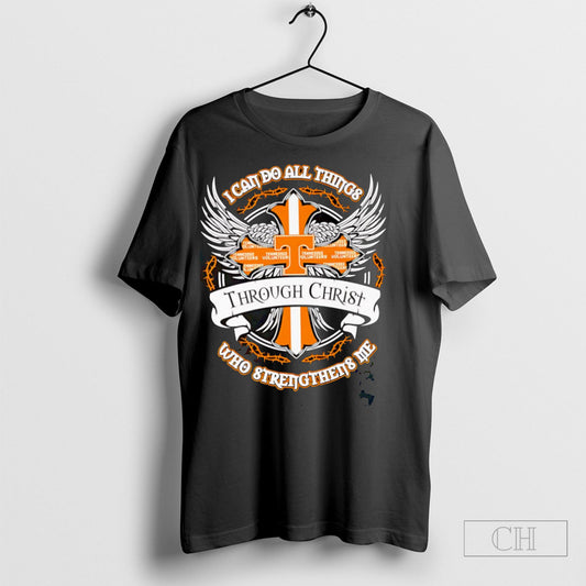 Official I Can Do All Things Through Christ Who Strengthens Me Tennessee Volunteers Shirt Sweatshirt Poster