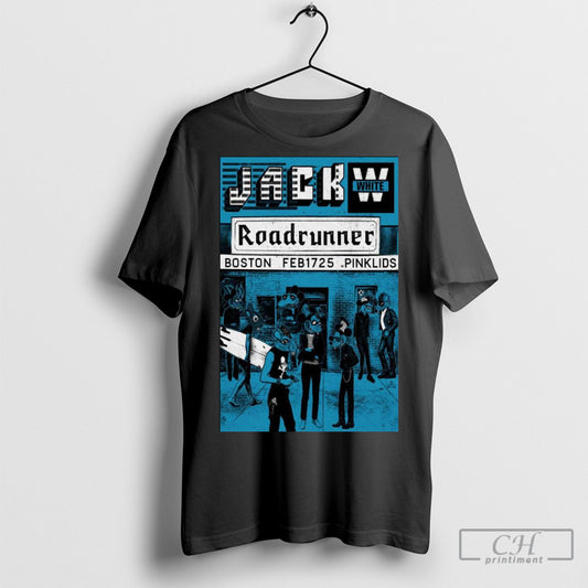 Official Jack White Tour Poster February 17 2025 Roadrunner Shirt Sweatshirt