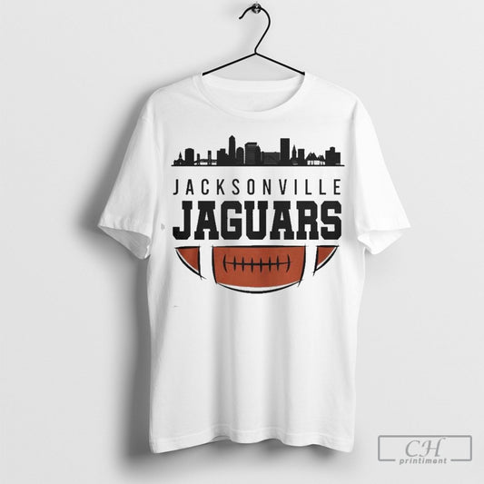 Official Jacksonville Jaguars American Football Team Nfl 2025 City Skyline T Shirt Sweatshirt Cutom Poster Coffee Mugs Ornaments