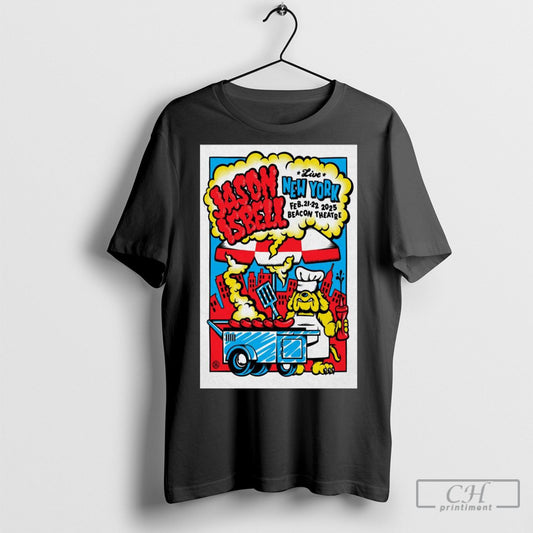 Official Jason Isbell 02 21 2025 Beacon Theatre New York Ny Event Poster Shirt