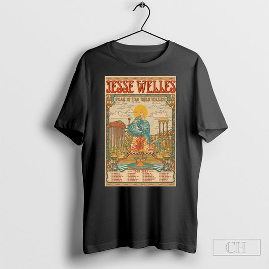 Official Jesse Welles Feb 2025 Tour Poster Shirt Sweatshirt Tee Shirt