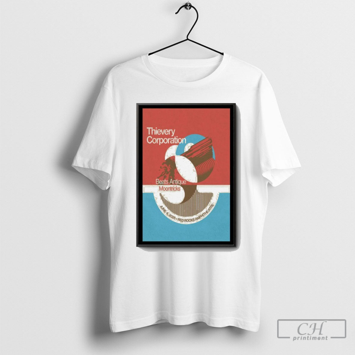 Official June 4 2025 Thievery Corporation Morrison Co Red Rocks Amphitheatre Poster Shirt Sweatshirt