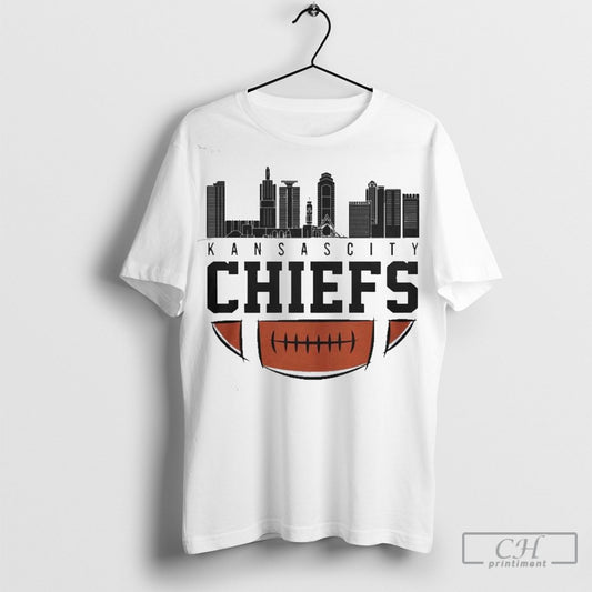 Official Kansas City Chiefs American Football Team Nfl 2025 City Skyline T Shirt Sweatshirt Cutom Poster Coffee Mugs Ornaments
