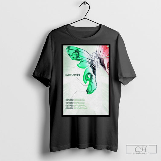 Official Katy Perry The Lifetimes Mexico 2025 Tour Poster Shirt Sweatshirt