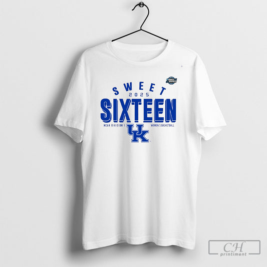 Official Kentucky Wildcats Sweet Sixteen 2025 Ncaa Womens Basketball Tournament March Madness Shirt Sweatshirt Poster