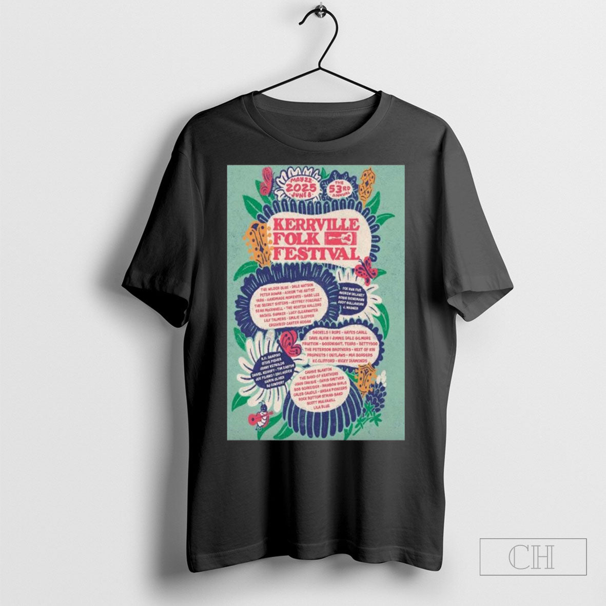Official Kerrville Folk Festival On May 22 2025 In Kerrville Tx Poster Shirt Sweatshirt Tee Shirt