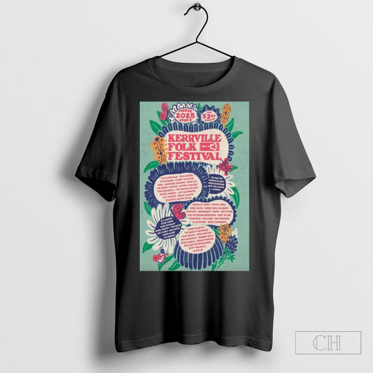 Official Kerrville Folk Festival On May 22 2025 In Kerrville Tx Poster Shirt Sweatshirt Tee Shirt
