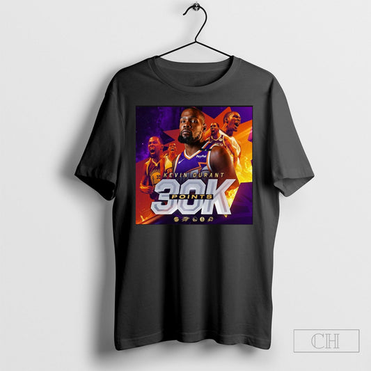 Official Kevin Durant Joins 30000 Point Club Legacy Nba Greatest Scorers Poster T Shirt Sweatshirt