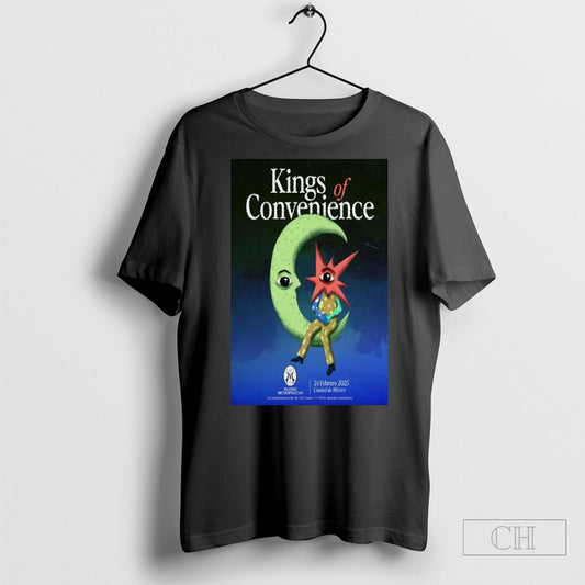 Official Kings Of Convenience Feb 24 2025 Teatro Metropolitan Mexico Poster Shirts