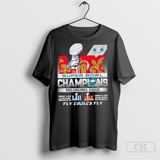 Official Lix Super Bowl Champions Philadelphia Eagles Fly Eagles Fly Shirt Sweatshirt Poster