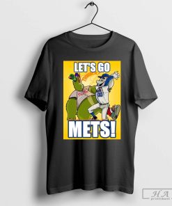 Official Letâ€™s Go Mets MLB New York Mets vs Philadelphia Phillies 2024 Mascots Poster T-shirt