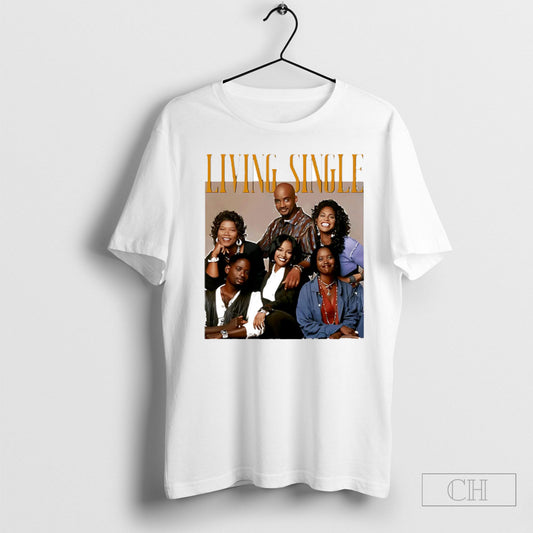 Official Living Single Sitcom Cast Poster Vintage 90s Shirt Sweatshirt Tee Shirt