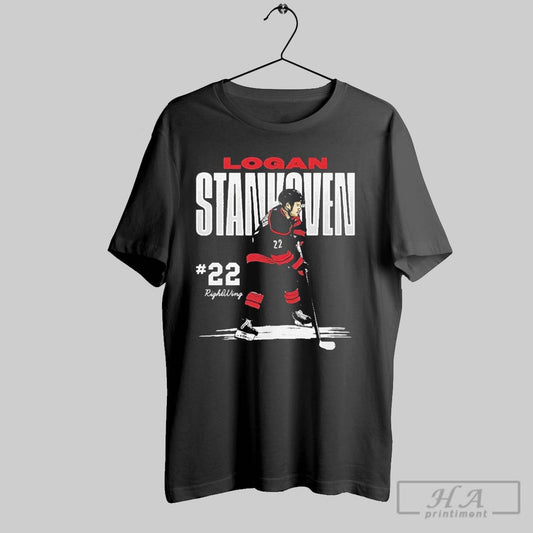 Official Logan Stankoven Carolina Hurricanes Nhl Hockey Poster Vintage Shirt