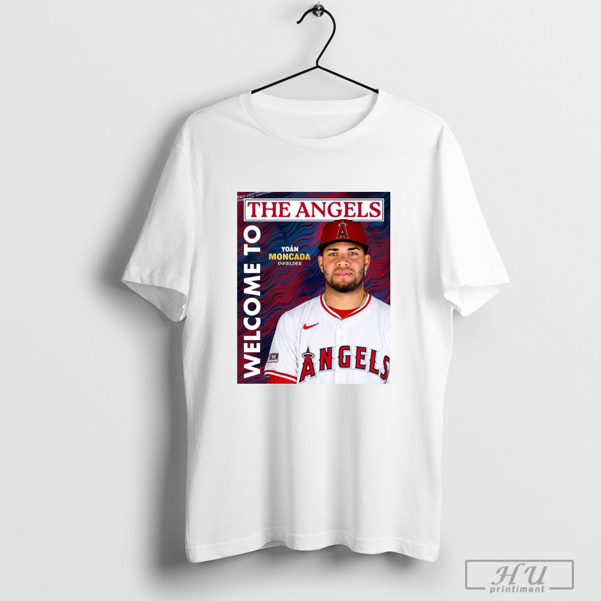 Official Los Angeles Angels Welcome To The Angels Signed One Year Contracts With Inf Yoan Moncada Poster T Shirt