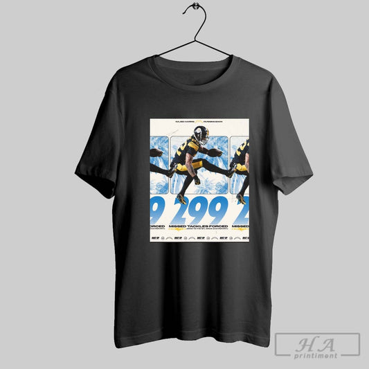Official Los Angeles Chargers Najee Harris Running Back 299 Missed Tackles Forced Os In The Nfl Since 2021 Signature Poster T Shirt