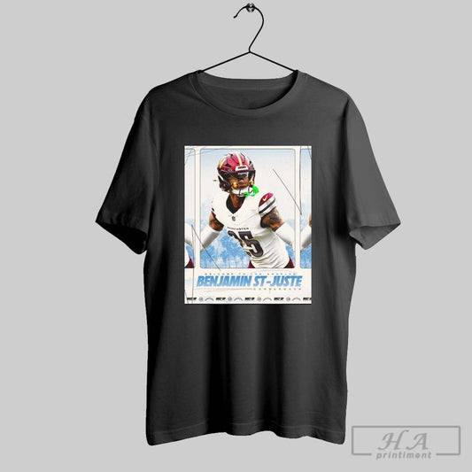 Official Los Angeles Chargers Welcome To Los Angeles Benjamin St Juste Corner Back Bolt Up Poster T Shirt