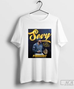 Official Luis Severino New York Mets MLB Rawlings Gold Glove Award Finalist 2024 Poster T-shirt