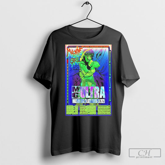 Official Machine Girl Mgultra In Latin America 2025 Tour Poster T Shirt Sweatshirt