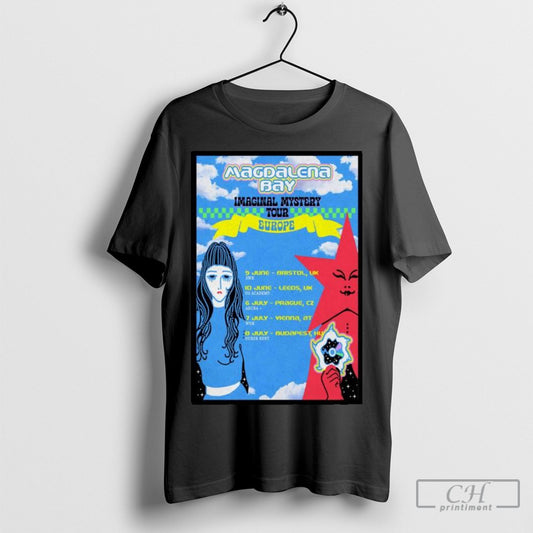 Official Magdalena Bay Europe Summer 2025 Tour Poster Shirt Sweatshirt