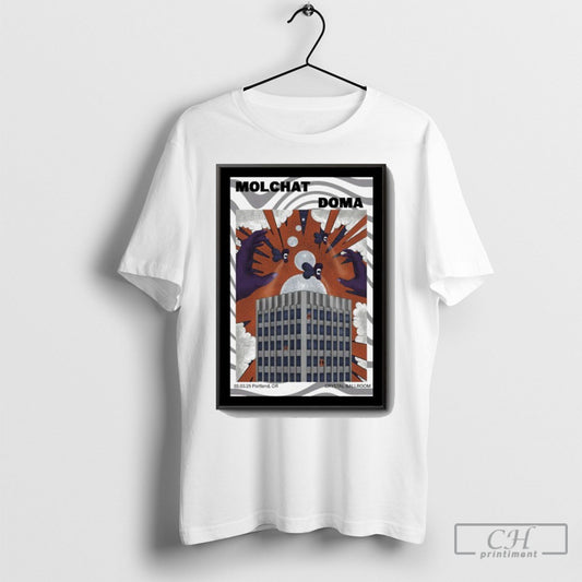 Official Molchat Doma Portland Or Crystal Ballroom March 2 2025 Poster Artwork Shirt Sweatshirt