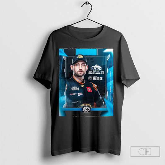 Official Nascar Busch Light Pole Award Chase Briscoe 19 Daytona 500 2025 Poster T Shirt