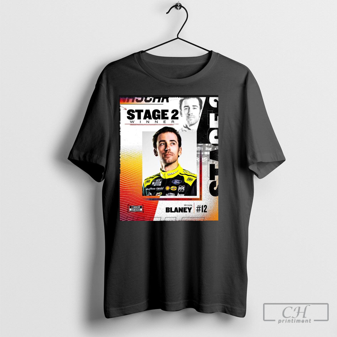Official Nascar Cup Series Stage 2 Winner Is Ryan Blaney 2025 Daytona 500 Poster T Shirt Sweatshirt