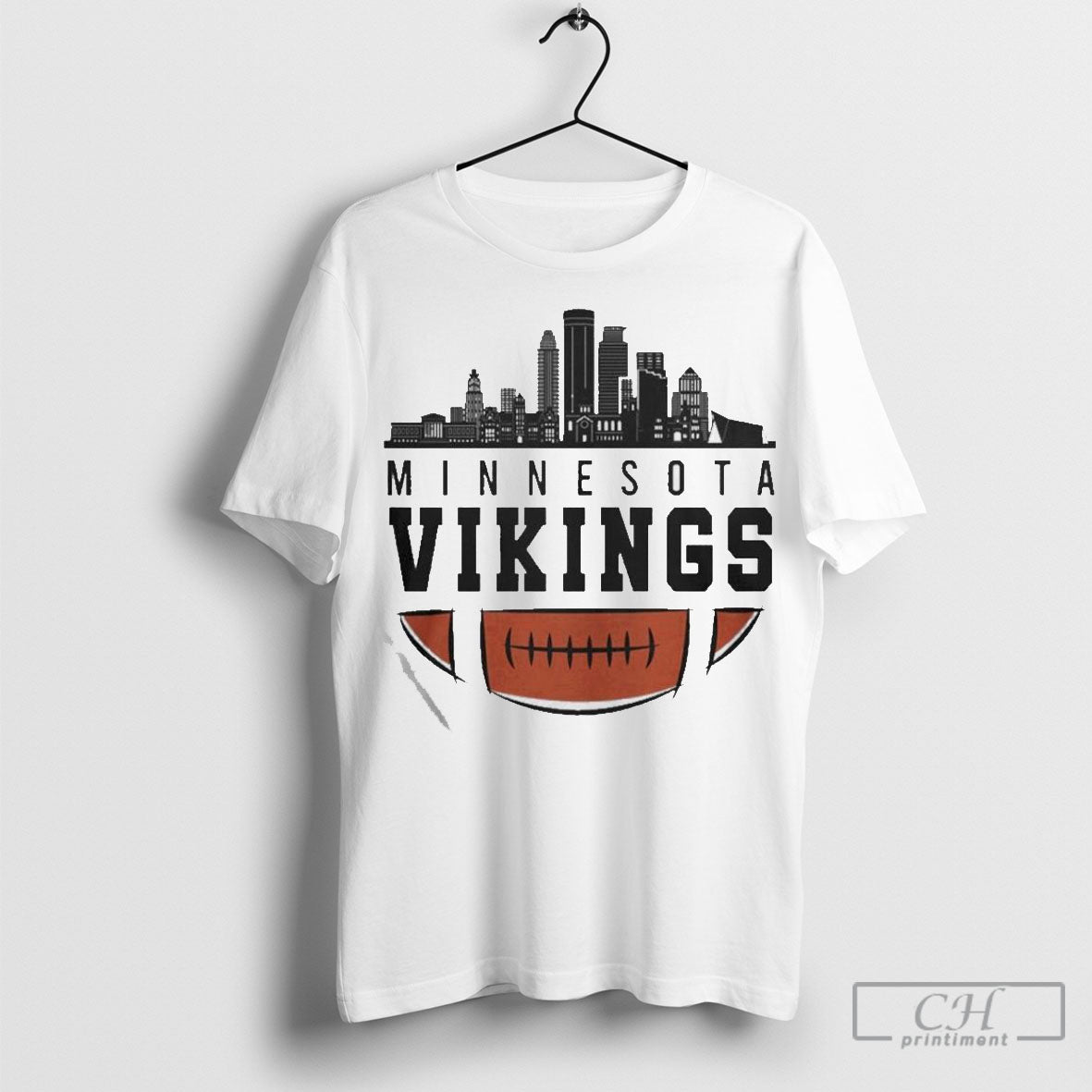 Official Nfl 2025 City Skyline Minnesota Vikings American Football Team T Shirt Sweatshirt Cutom Poster Coffee Mugs Ornaments