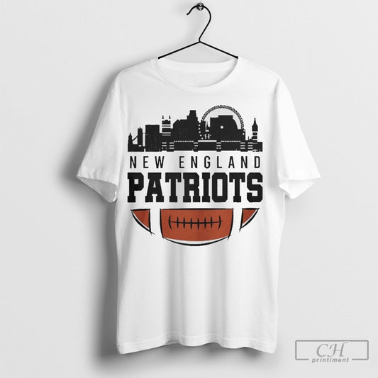 Official Nfl 2025 City Skyline New England Patriots American Football Team T Shirt Sweatshirt Cutom Poster Coffee Mugs Ornaments