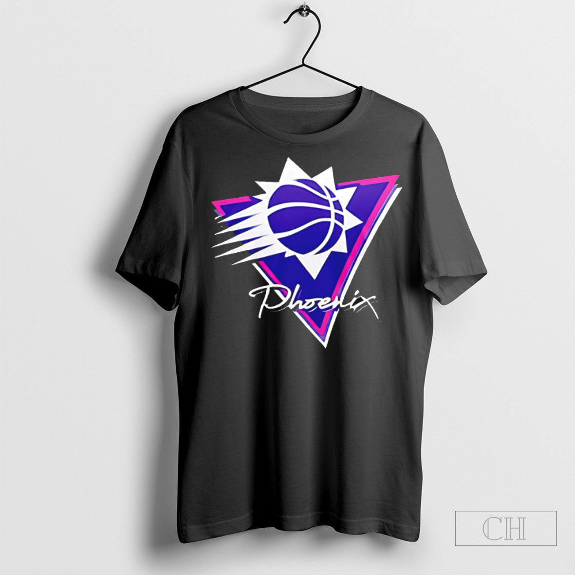 Official New Era Purple Phoenix Suns Glow In The Dark Shirt Sweatshirt Poster