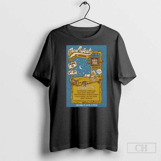 Official New West Records Mar 13 2025 Live At The White Horse In Austin Tx Poster Shirts