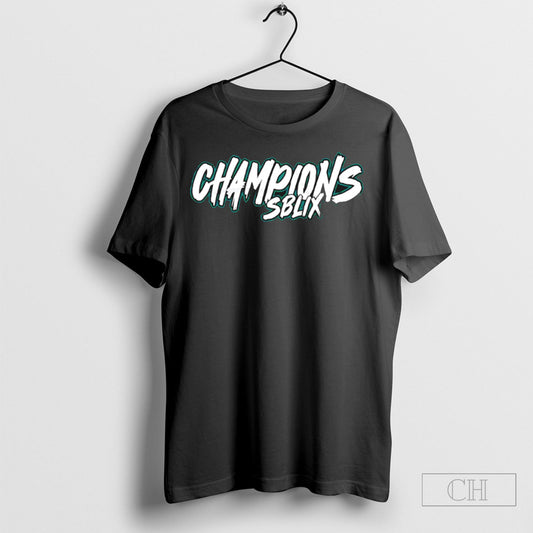 Official Philadelphia Eagles Champions Sbolix Shirt Sweatshirt Poster
