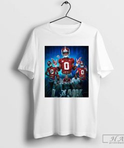 Official Poster 2025 Four-Star Safety Ivan Taylor Flipped Commitment from Michigan to Alabama NFL Football 2024 T-shirt