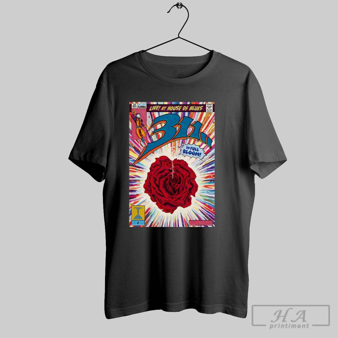 Official Poster 311 March 24th 2025 Orlando Fl Tour Live At House Of Blues T Shirt